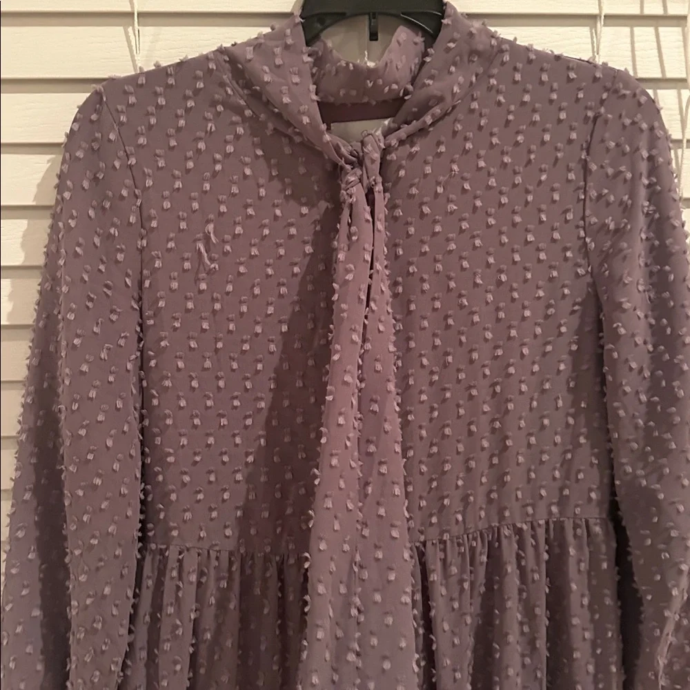 Dainty Jewells Lavender Long Sleeve Dress - Picture 3 of 6